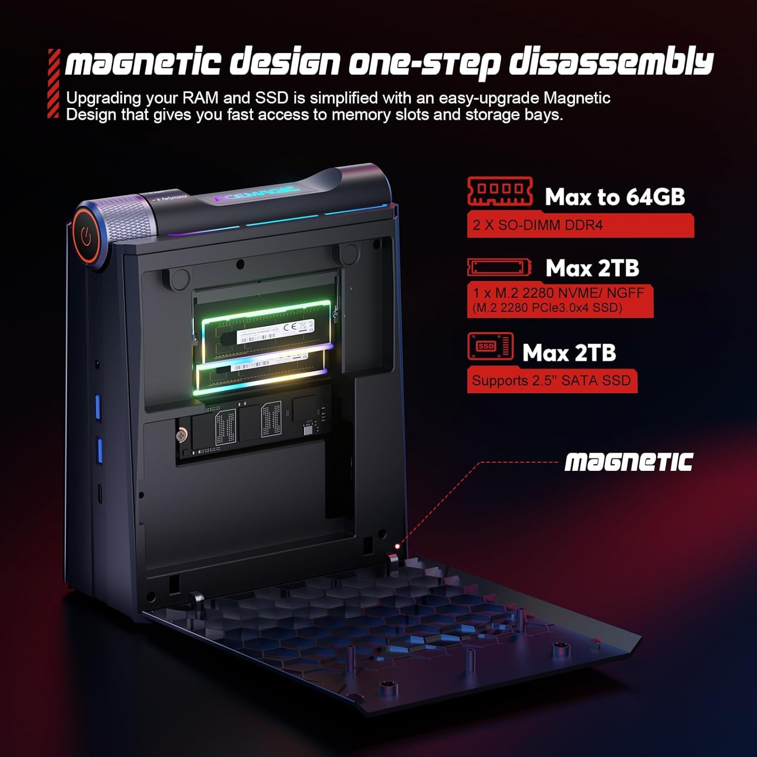 Amazon.co.jp: ACEMAGIC [Mini Gaming PC I7-11700B、最大4.9GHz、16GB